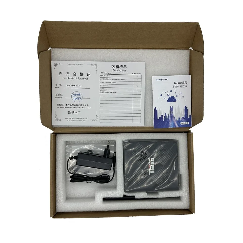 Upgrade Novastar TB20 Plus Asynchronous Synchronous Controller Sending Box Indoor Outdoor Real-Time LED Display Screen
