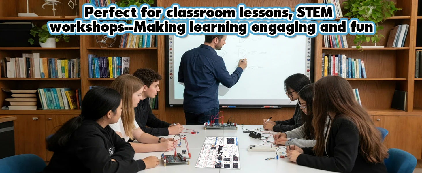 Interactive Logic Gate Learning Kit DIY Soldering Project with LED Simulation Electronics Teaching Tool for School Students STEM