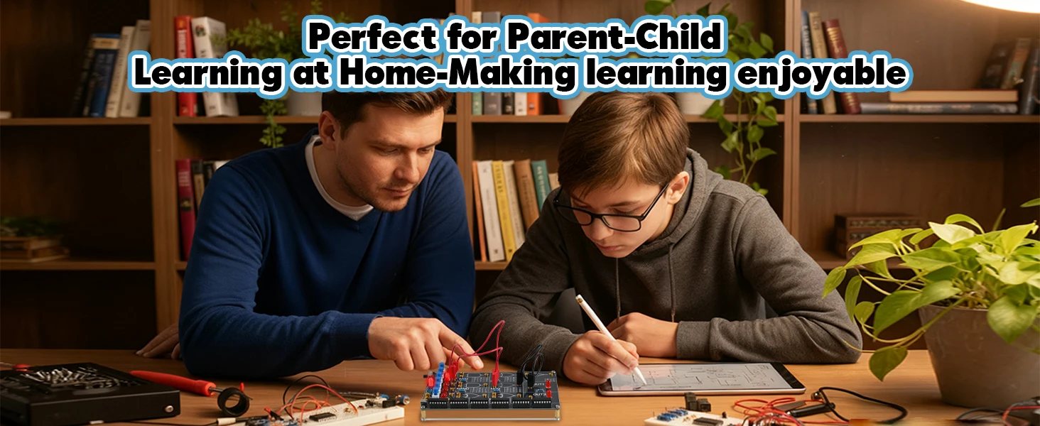 Interactive Logic Gate Learning Kit DIY Soldering Project with LED Simulation Electronics Teaching Tool for School Students STEM