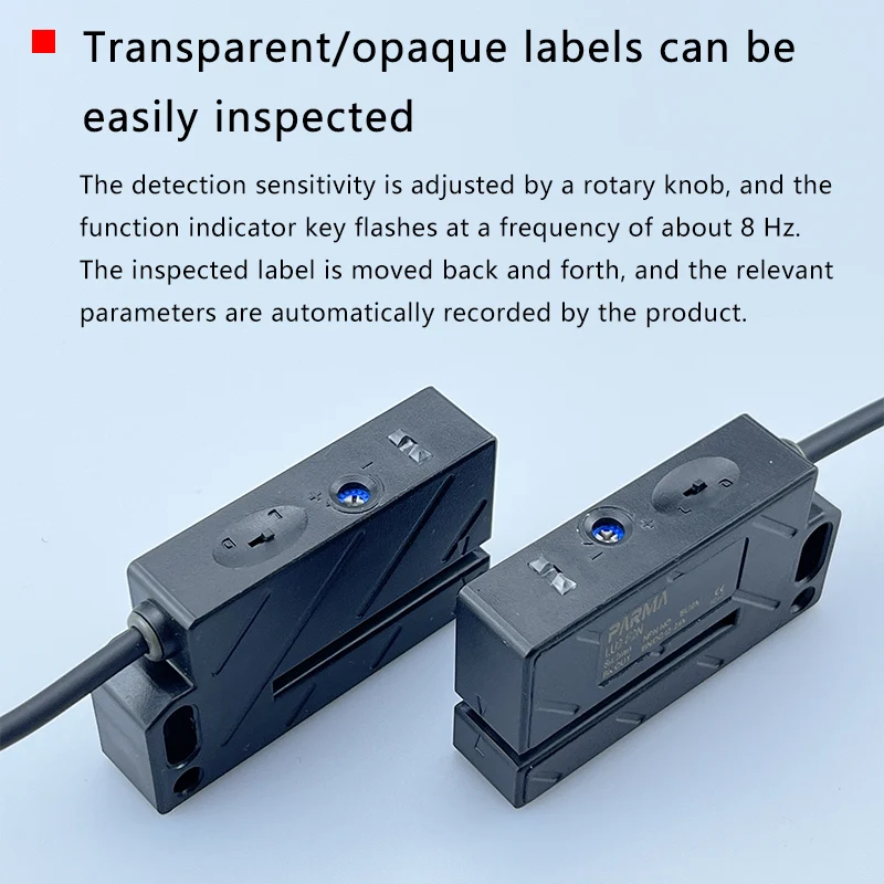 Labeling Machine Label Sensor Detects Transparent Non-Transparent Label Electric Eye Detection Sensor LU2-F2N