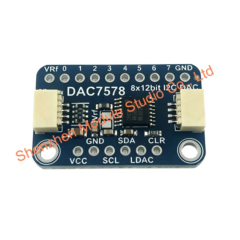 1PCS DAC7578 Breakout - 8 X Channel 12-bit I2C DAC - STEMMA QT / Qwiic DAC7578 Module Sensor