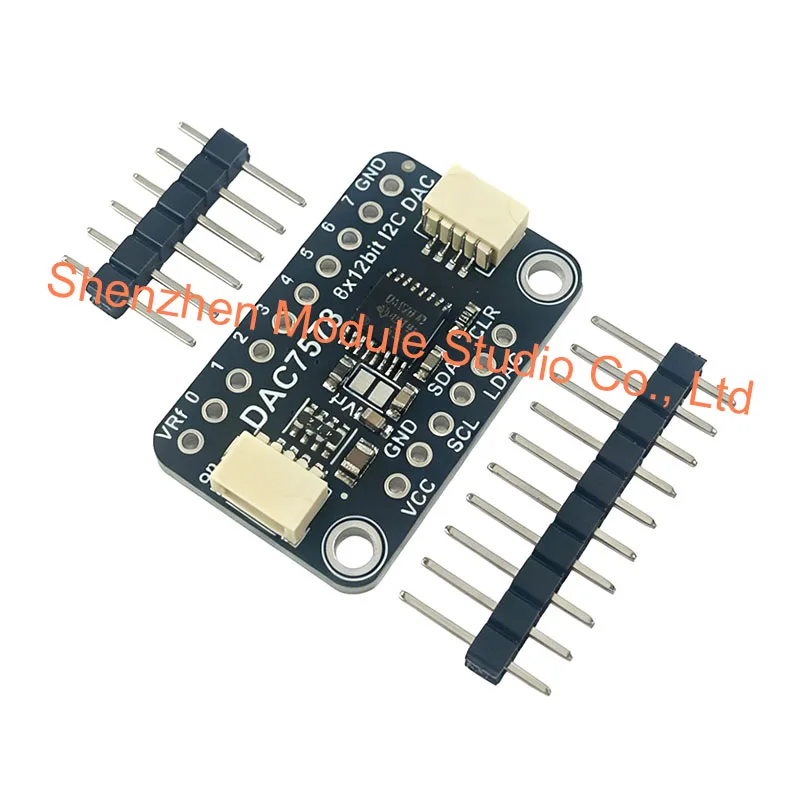 1PCS DAC7578 Breakout - 8 X Channel 12-bit I2C DAC - STEMMA QT / Qwiic DAC7578 Module Sensor