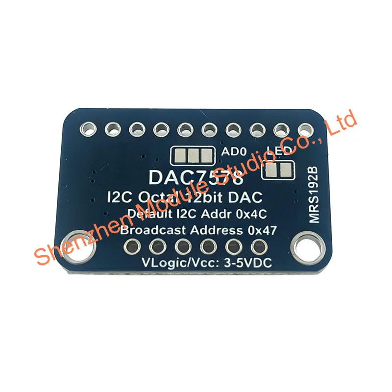1PCS DAC7578 Breakout - 8 X Channel 12-bit I2C DAC - STEMMA QT / Qwiic DAC7578 Module Sensor