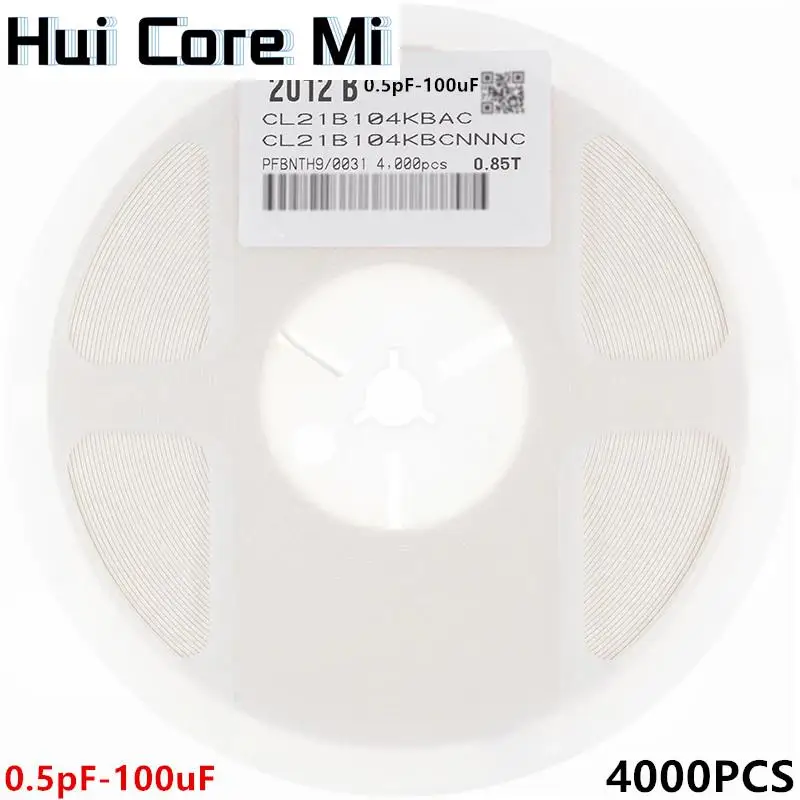 1Reel 4000pcs 0805 smd Capacitor ceramic 1PF-10UF 4.7PF Gepyun 330PF 680PF 22NF 33NF 220NF 1UF 2.2UF 4.7UF 10UF original