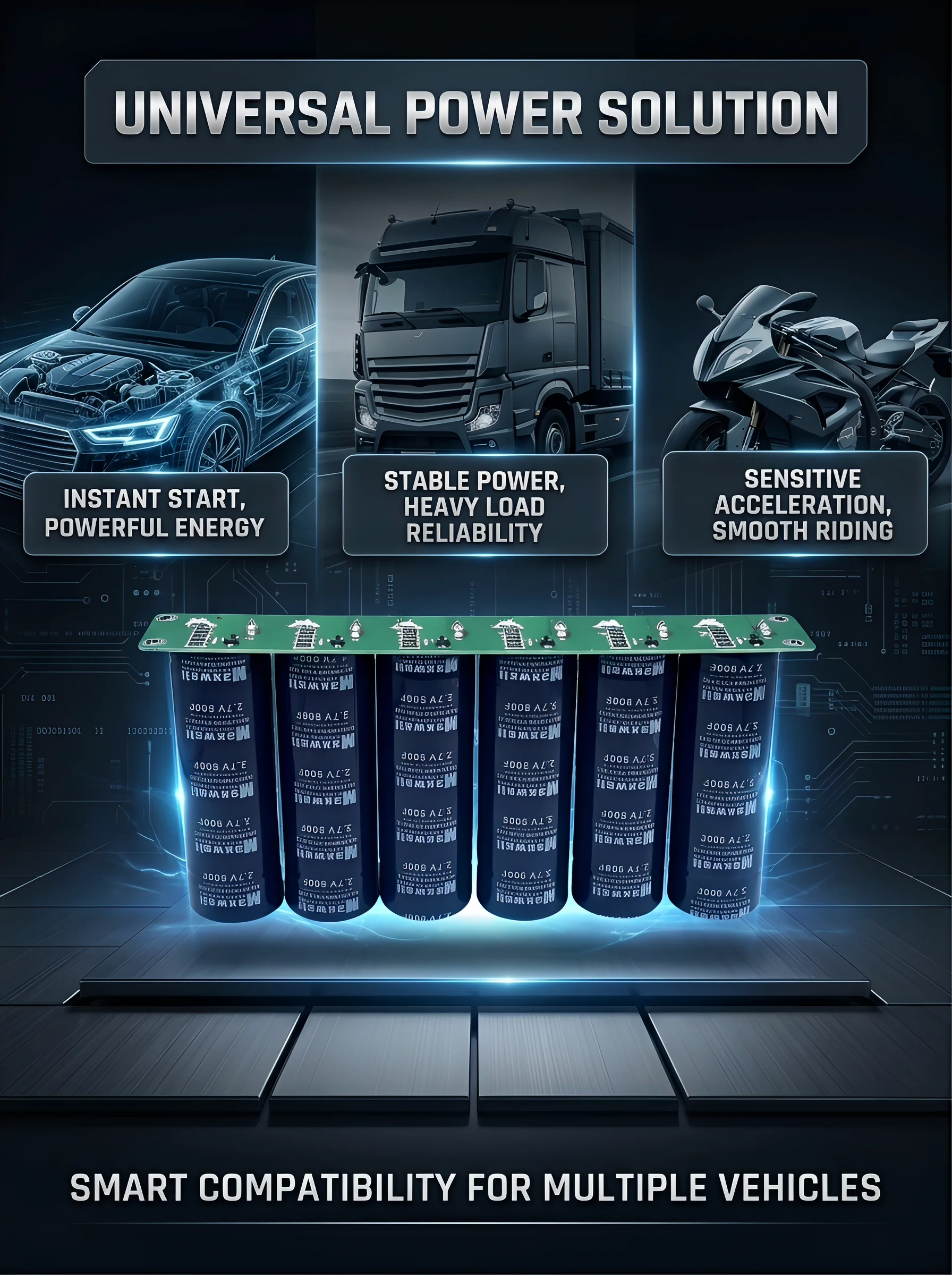 Maxwell16V133F Electronic Rectifier Stabilizer Audio Capacitor Battery Car Capacitor Boost Retrofit Engine
