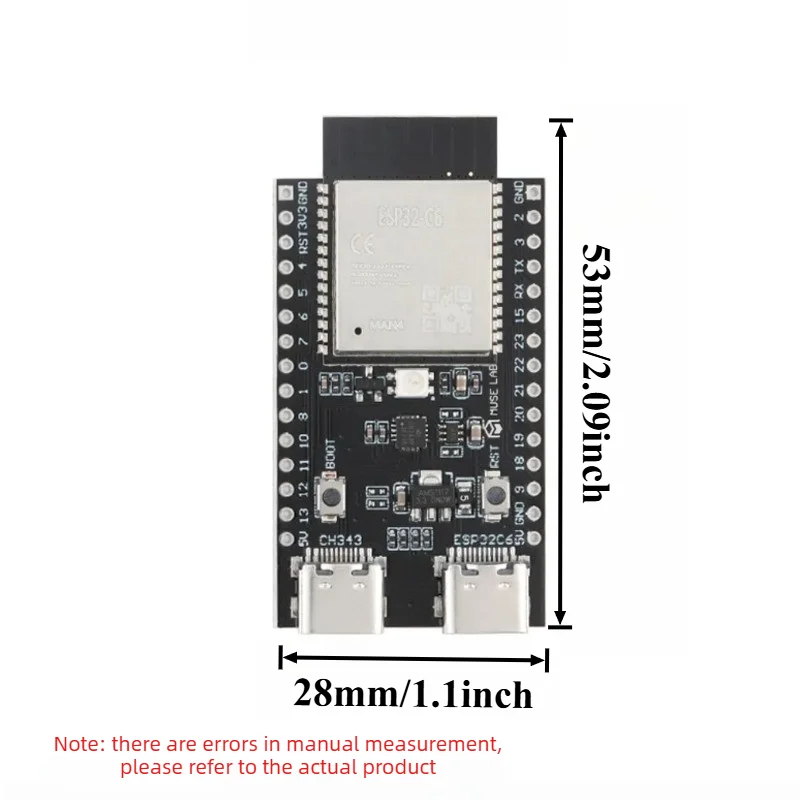 ESP32 C6 Development Board Zigbee WiFi6 Bluetooth Smart Home IoT DIY Module N4 N8 N16 Arduino Compatible