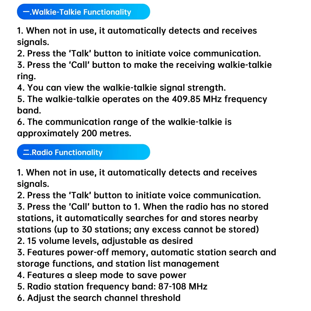 Interphone Radio Electronic DIY Kit Wireless Intercom FM Radio Circuit Board Welding Practice Walkie Talkie DIY Kit Micro USB