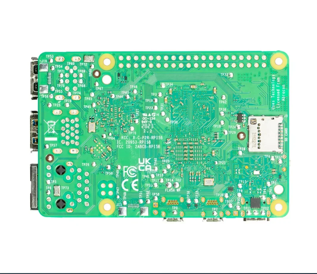 BoMaSOfficial Original Raspberry Pi 5 Single Board Computer 2GB 4GB 8GB 16GB Cortex-A76 Linux PCIe Gigabit Ethernet USB3.0 Pytho
