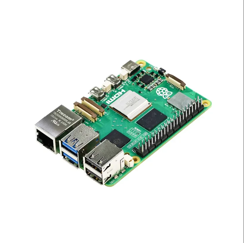 BoMaSOfficial Original Raspberry Pi 5 Single Board Computer 2GB 4GB 8GB 16GB Cortex-A76 Linux PCIe Gigabit Ethernet USB3.0 Pytho