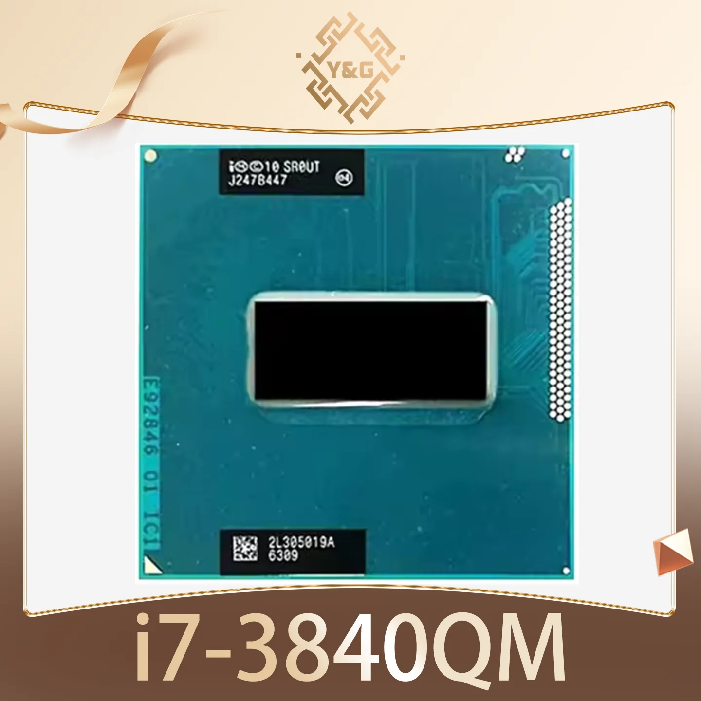 Core i7-3840QM SR0UT i7 3840QM 2.8 GHz Used Quad-Core Eight-Thread CPU 8M 45W Socket G2 / rPGA988B