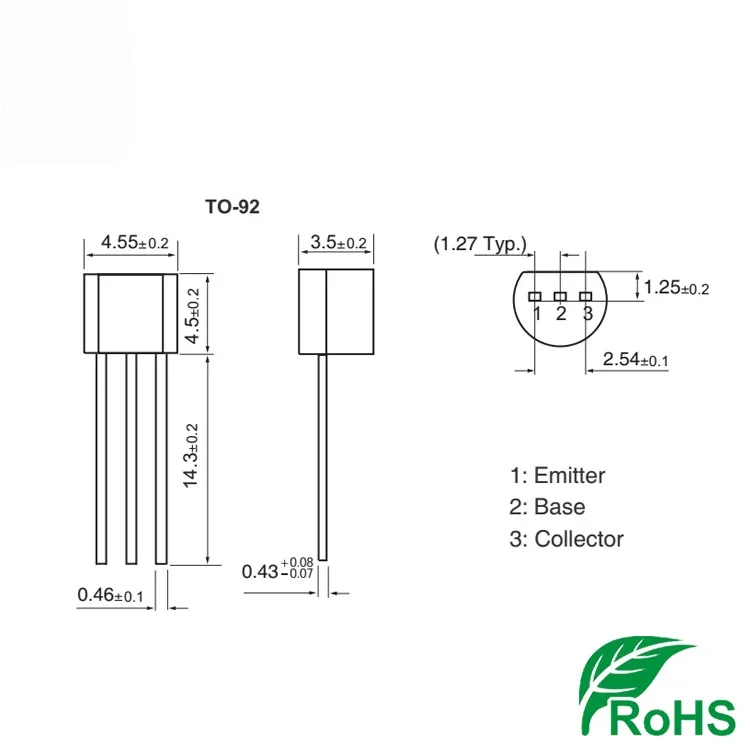 42Values Transistors Kit NPN PNP S8050 S8550 S9012 2N3904 2N3906 C1815 A1015 MJE13001 BC327 BC337 BC517 BC547 BC548 BC549 BC558