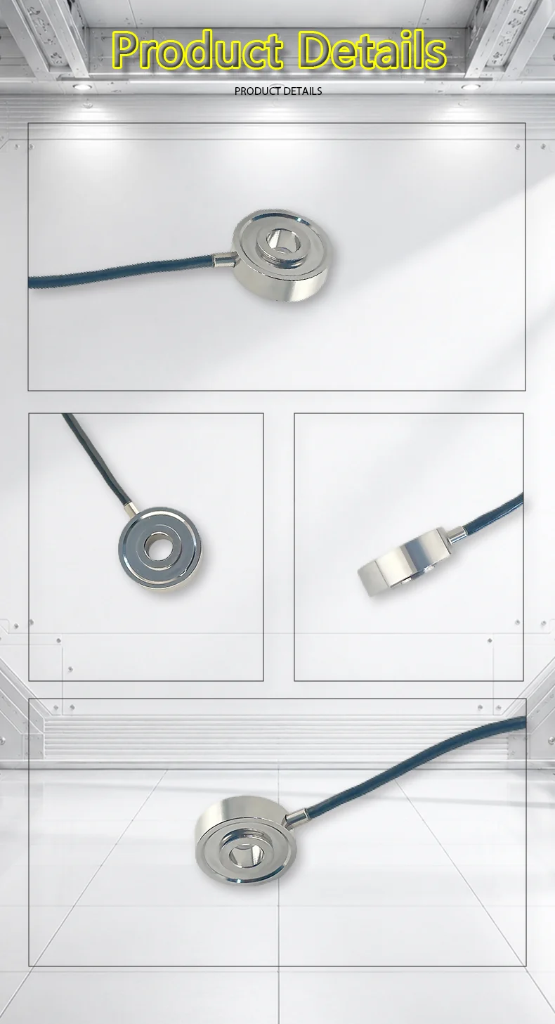 Ring Load Cell, Stainless Steel, High Accuracy, Non-Standard Customization Available for Various Ranges