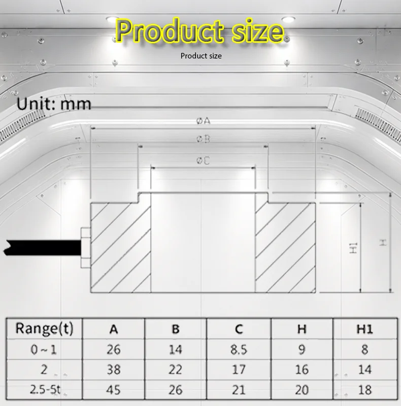 Ring Load Cell, Stainless Steel, High Accuracy, Non-Standard Customization Available for Various Ranges