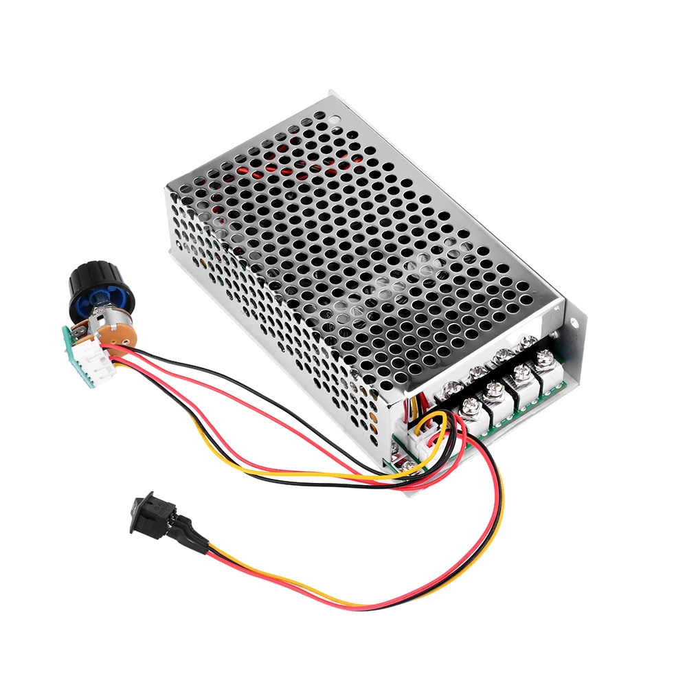 DC 10-50V Industrial Grade 3000W 100A PWM Brushed DC Motor Speed Controller Wide Voltage Speed Control Input PLC Control