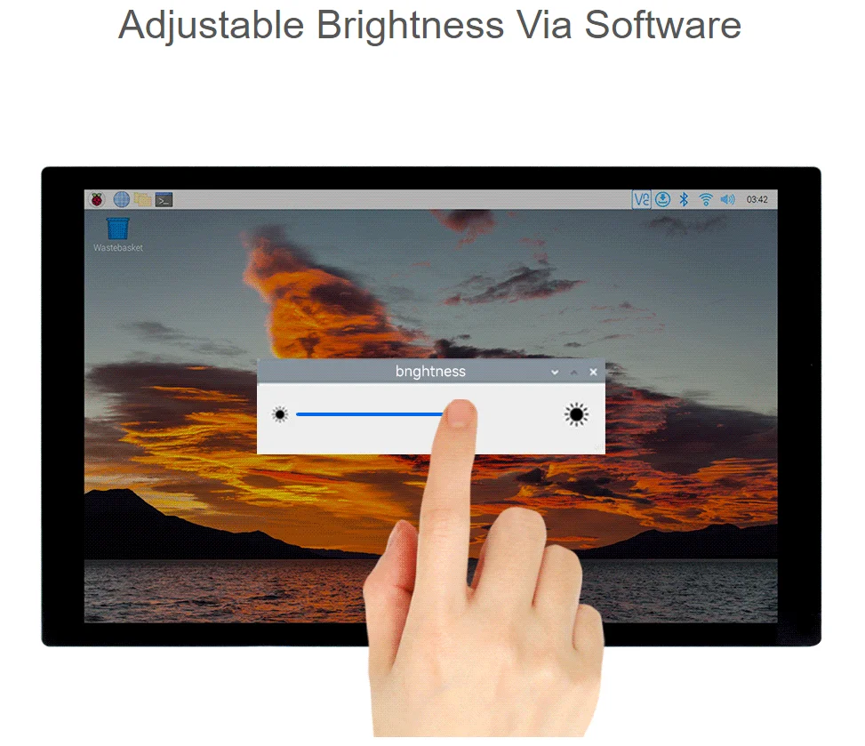 Waveshare 10.1 inch IPS Capacitive Touchscreen DSI Display 1280x800 Pixel 10-point Touch for Raspberry Pi 5/4B/3B+/3A+, CM3/3+/4