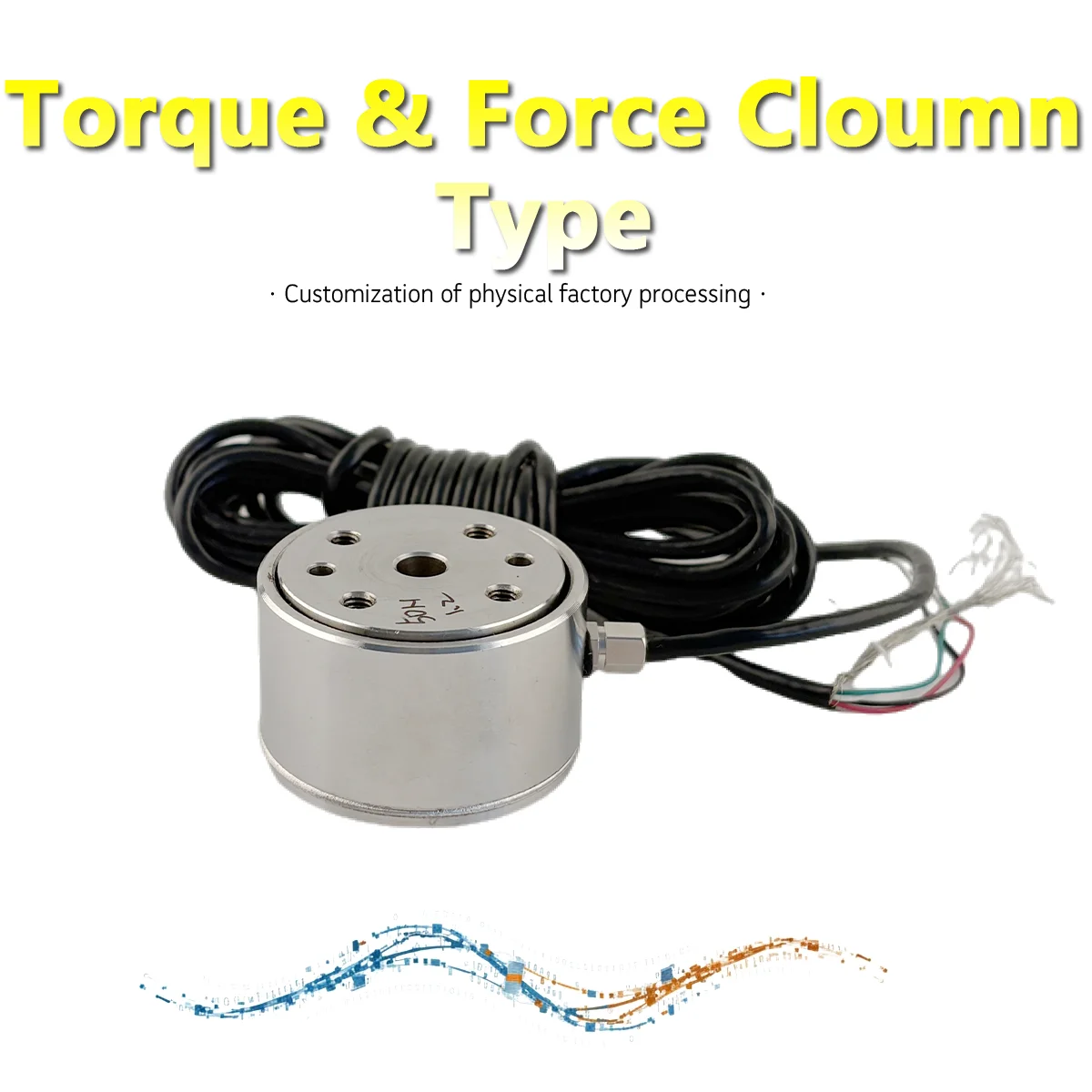 Compact Torque Load Cell Micro Reaction Torque Sensor 0-100Nm High Sensitivity Stainless Steel Force Sensor for Torque