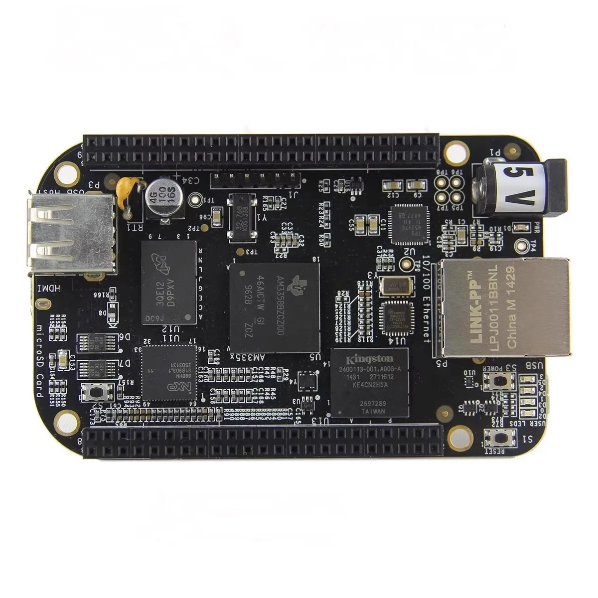 BeagleBone Black AM3358 ARM Cortex-A8 MCU, 4GB eMMC board;