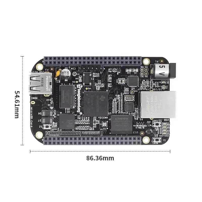 BeagleBone Black AM3358 ARM Cortex-A8 MCU, 4GB eMMC board;