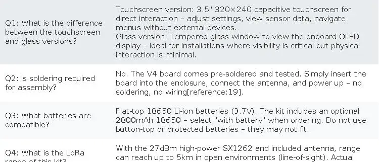WiFi LoRa 32 V4 Meshtastic ESP32-S3R2 SX1262 LoRa Module 3.5 Touch Screen L76K GNSS Low Power Solar Powered IoT Monitoring Node
