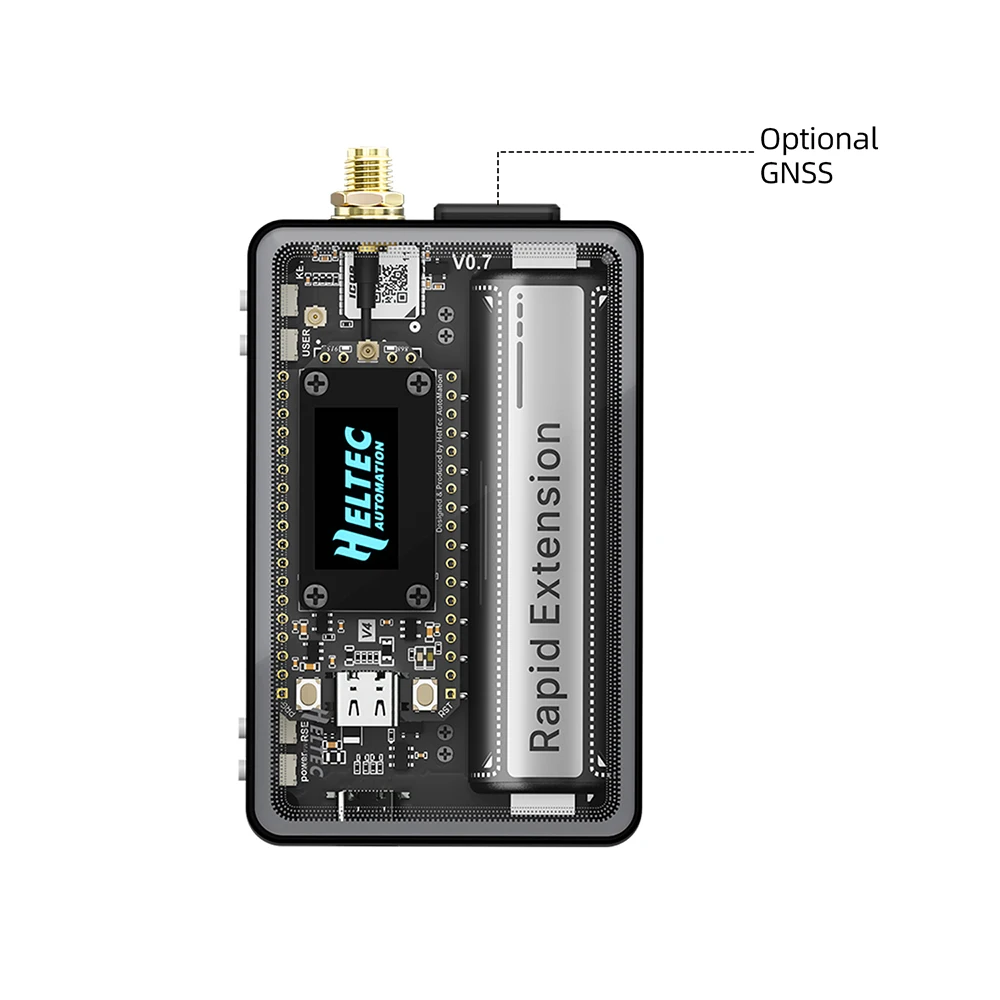 WiFi LoRa 32 V4 Meshtastic ESP32-S3R2 SX1262 LoRa Module 3.5 Touch Screen L76K GNSS Low Power Solar Powered IoT Monitoring Node
