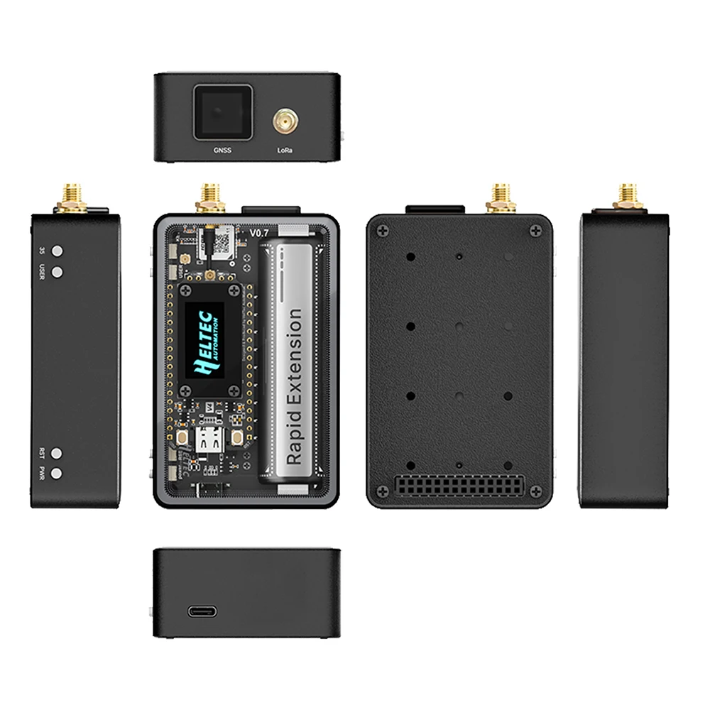 WiFi LoRa 32 V4 Meshtastic ESP32-S3R2 SX1262 LoRa Module 3.5 Touch Screen L76K GNSS Low Power Solar Powered IoT Monitoring Node