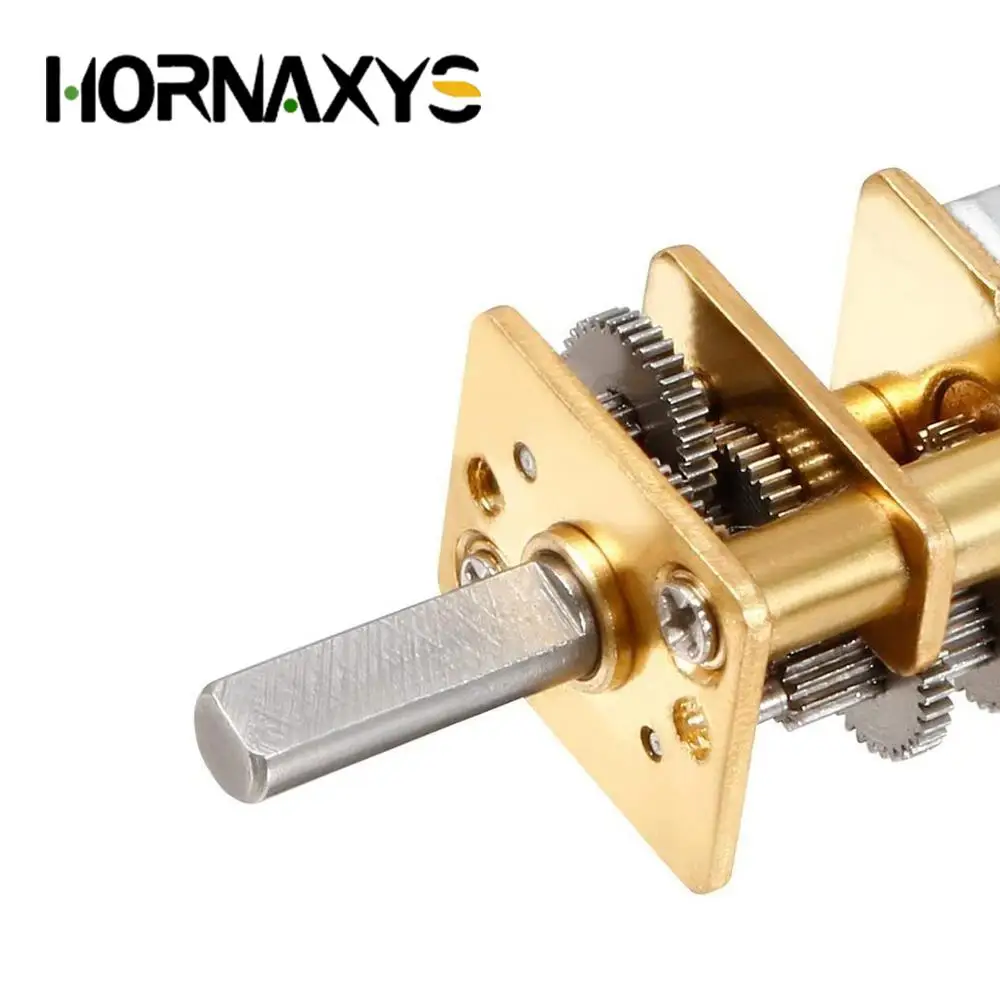10pcs GA12-N20 DC 3V/6V/12V N20 Mini Micro Metal Gear Motor with Gearwheel DC Motors 15/30/50/60/100/200/300/500/1000RPM DIY Kit
