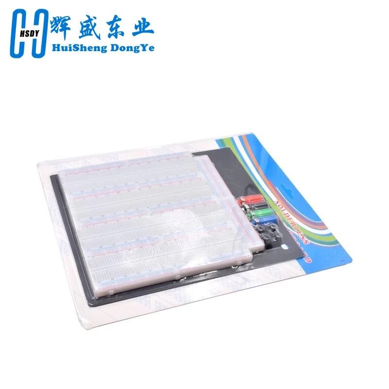 3220 Holes Solderless Breadboard Solderless Circuit Test Board ZY-208 MB-102 Four Combination Boards