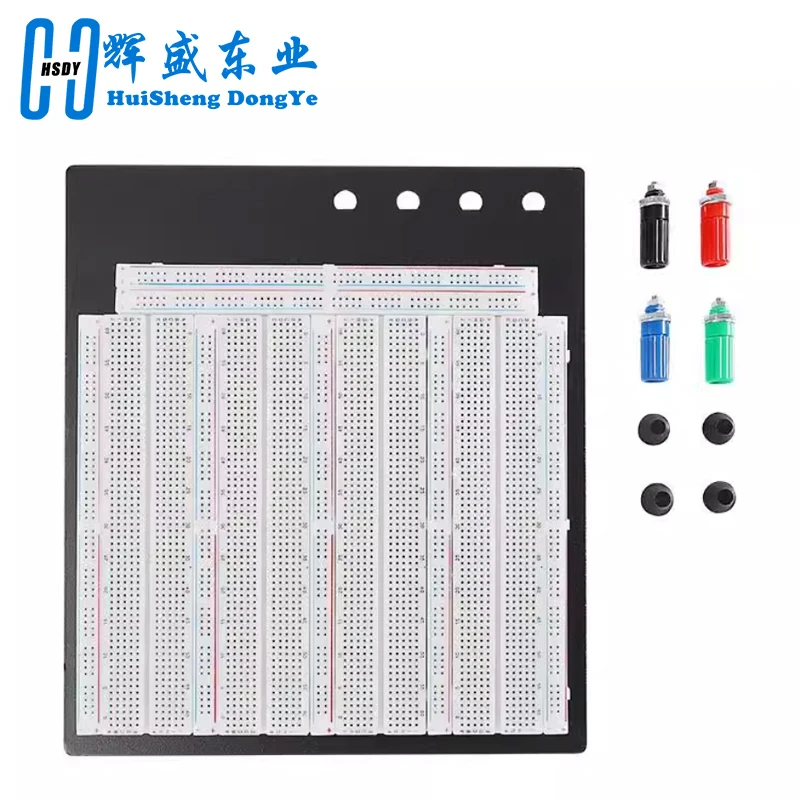 3220 Holes Solderless Breadboard Solderless Circuit Test Board ZY-208 MB-102 Four Combination Boards