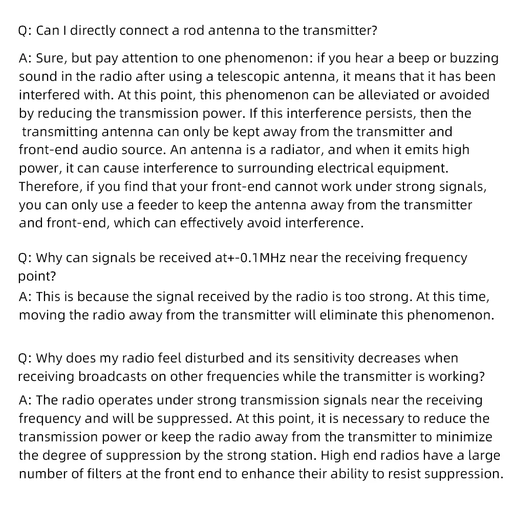 2000 Meter Fm Transmitter 0.5W Digital Display Fm Transmitter Stereo 76-108Mhz Type C Interface