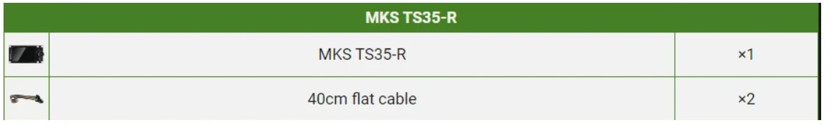 Makerbase MKS TS35-R V2.0 3.5 inch Smart Touch LCD Display Compatible with MKS DLC32 Offline Control Desktop Laser engraver
