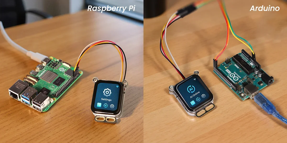 Elecrow ESP32-S3 Mini AI Vision Camera Module with 1.83inch Screen WiFi BLE Audio Control Dev Kit for IoT Projects