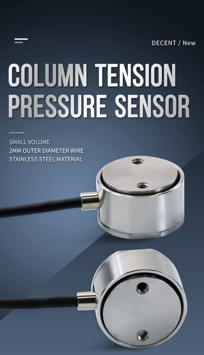 DYZ-100 Daysensor 20 50 100 N High-precision Mini Small-size Tension Compression Pressure Force Sensor Miniature Button Column