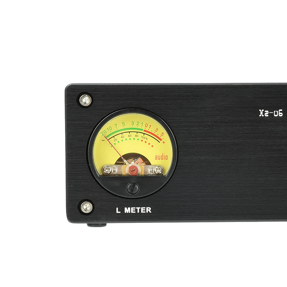 DC 5V Xz-U6 VU Meter Audio VU Meter with 3.5mm/RCA Connectors High Precision Meter Audio Level Indicator