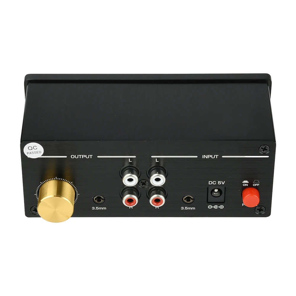 DC 5V Xz-U6 VU Meter Audio VU Meter with 3.5mm/RCA Connectors High Precision Meter Audio Level Indicator