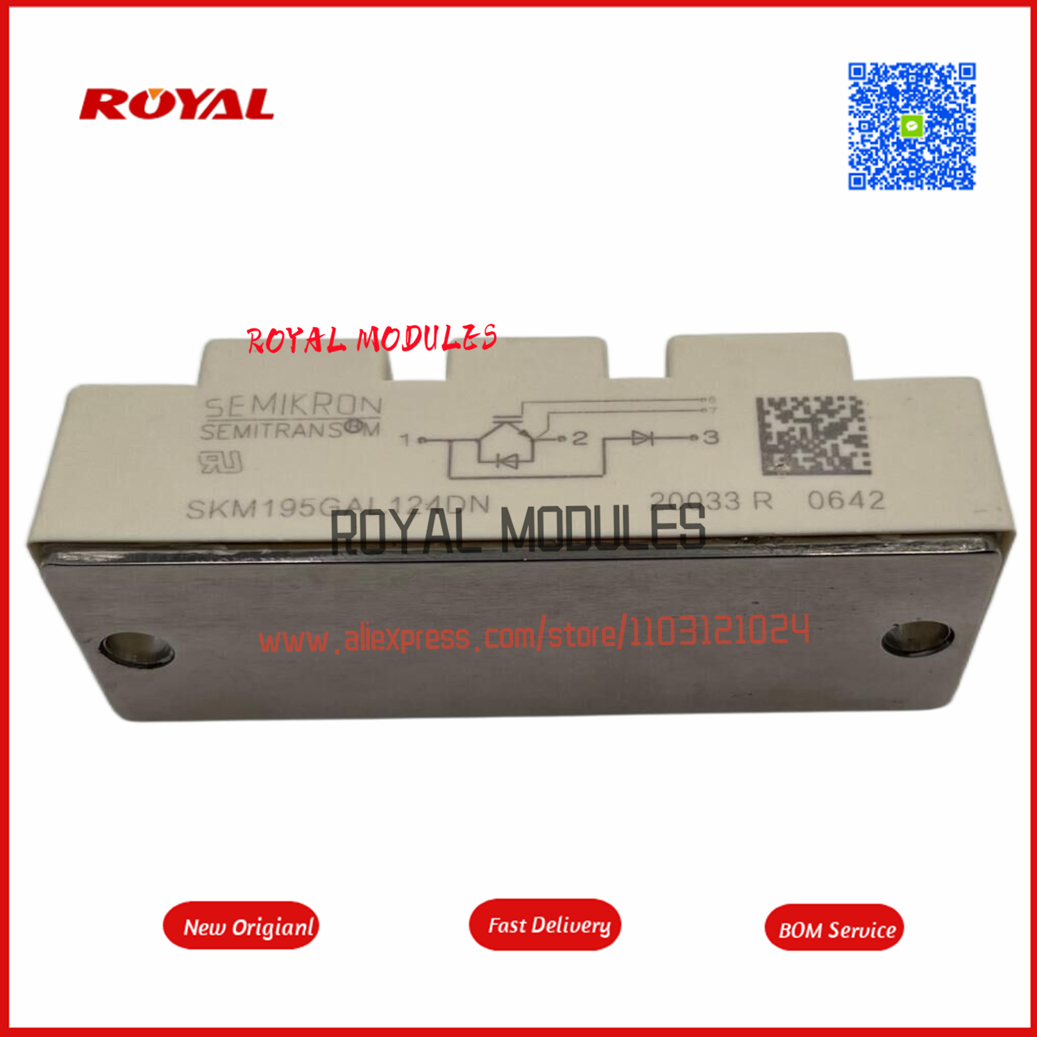 FP15R12W1T4 7MBR10VKC120-50 7MBR15VKA120-50 7MBR15VKC120-50 7MBR15VKA120-50 New Module