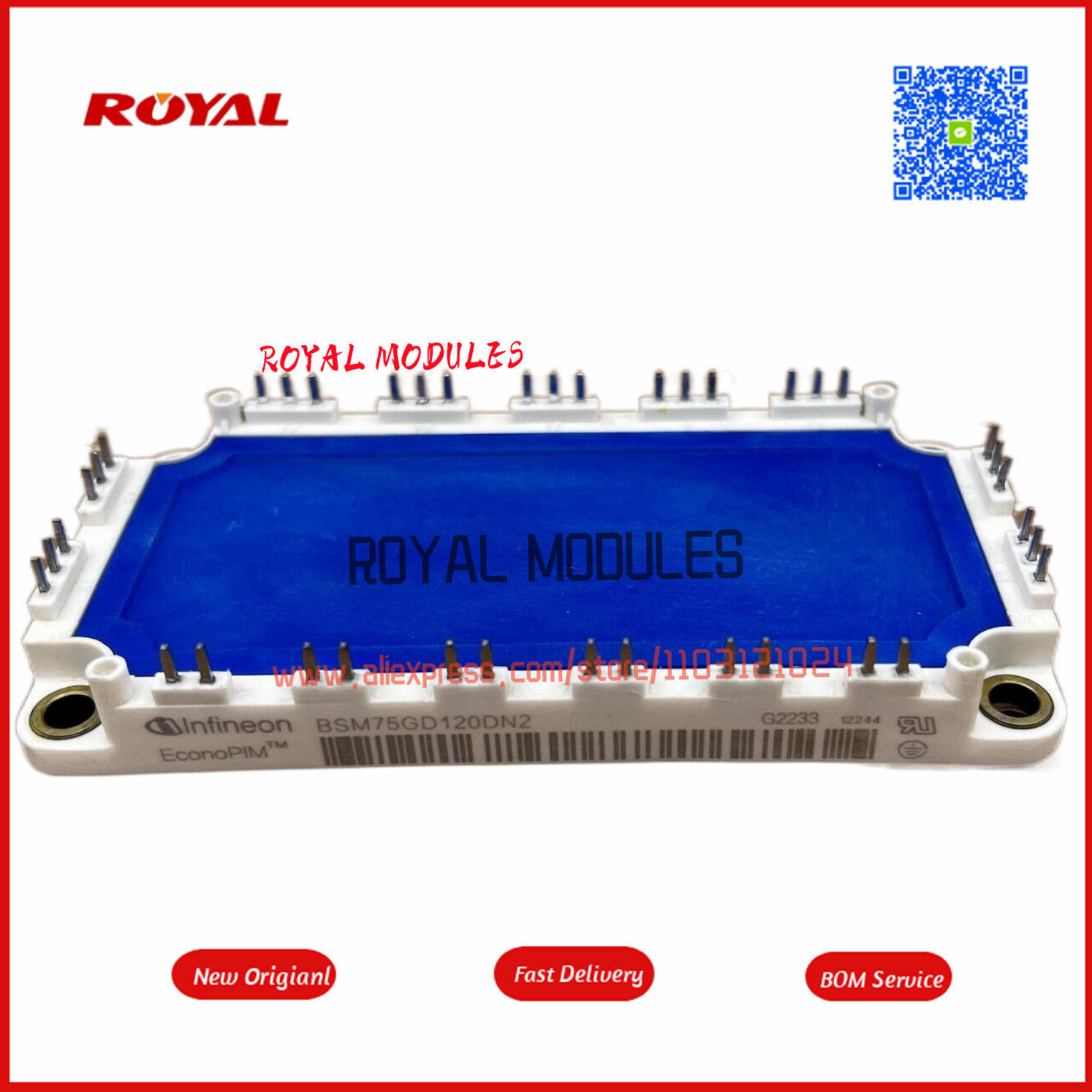 FP15R12W1T4 7MBR10VKC120-50 7MBR15VKA120-50 7MBR15VKC120-50 7MBR15VKA120-50 New Module