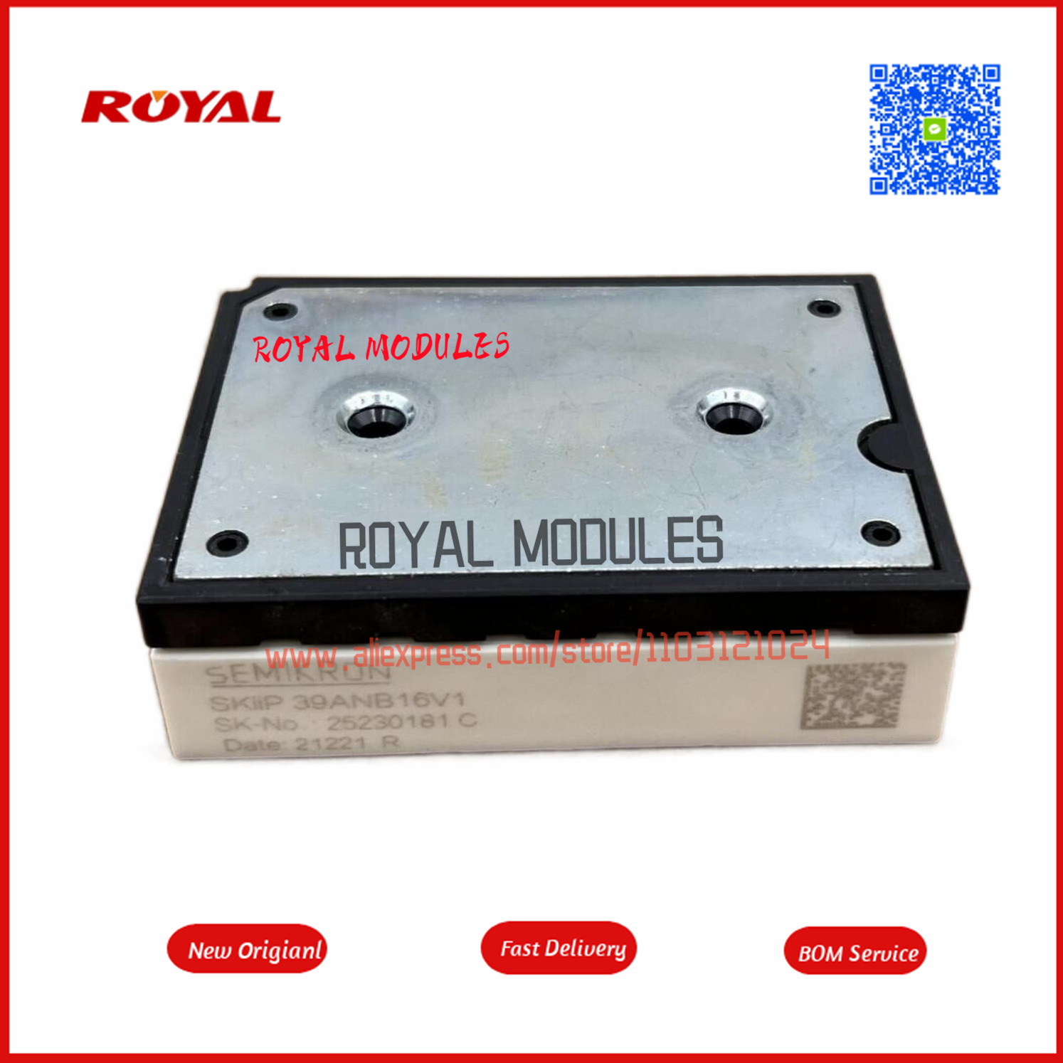 FP15R12W1T4 7MBR10VKC120-50 7MBR15VKA120-50 7MBR15VKC120-50 7MBR15VKA120-50 New Module