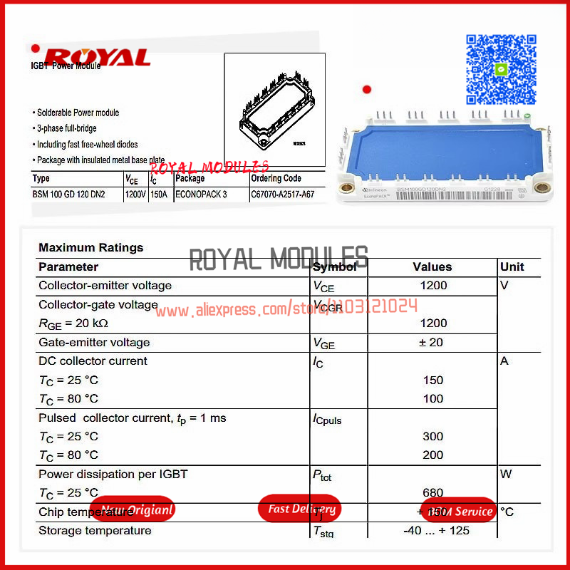 FP15R12W1T4 7MBR10VKC120-50 7MBR15VKA120-50 7MBR15VKC120-50 7MBR15VKA120-50 New Module