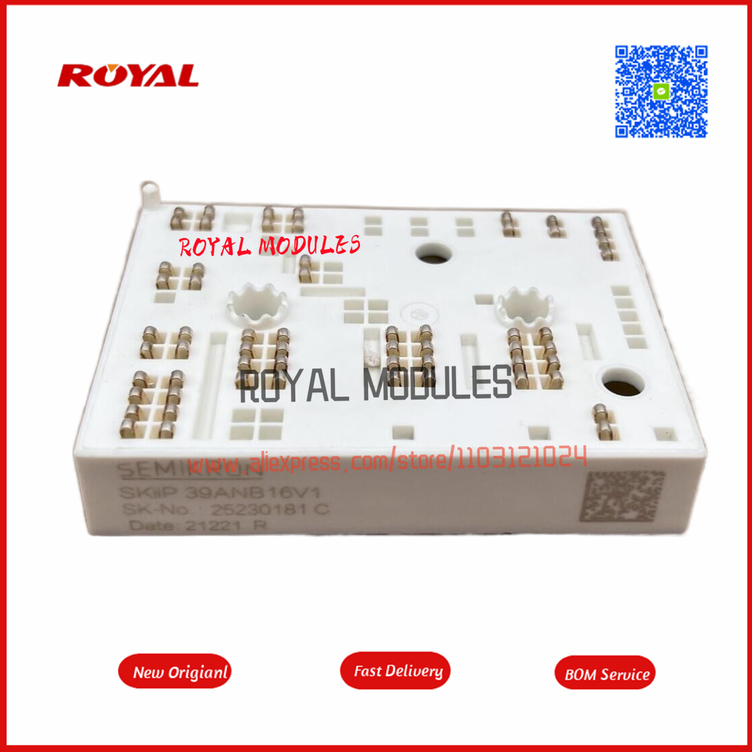 FP15R12W1T4 7MBR10VKC120-50 7MBR15VKA120-50 7MBR15VKC120-50 7MBR15VKA120-50 New Module
