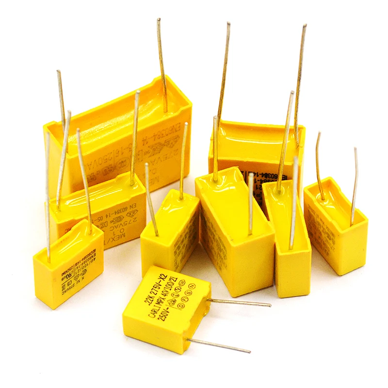 315PCS 21Values X2 Safety Capacitor 275VAC 102K-225K 1NF~2.2UF 223 104 105 225 474 684 102 103 473 334 333 Assorted Kit Box