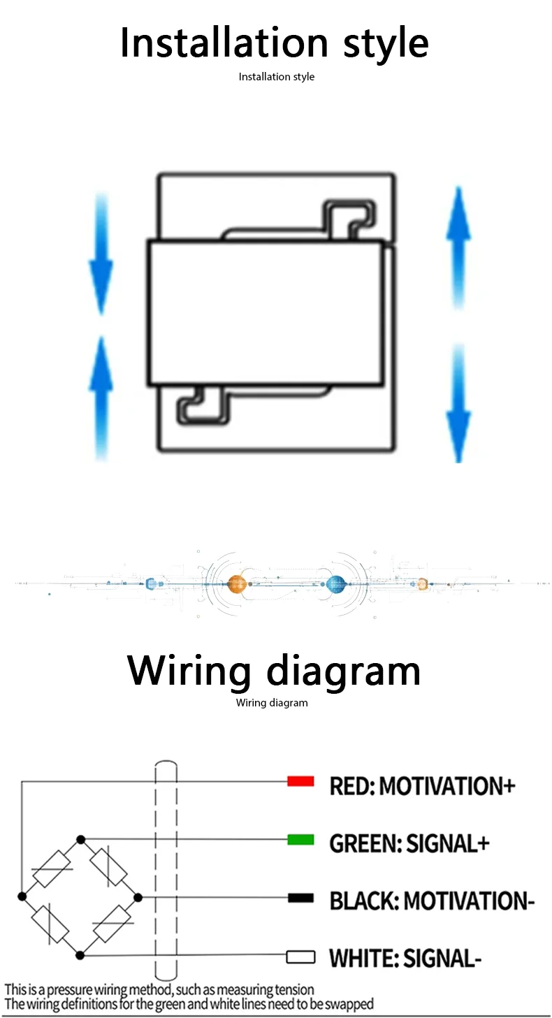 0-50kg Force Sensor Tension Load Cell with LED Display Control Meter High Accuracy 0.05% FS for Weighing System Kit  Testing