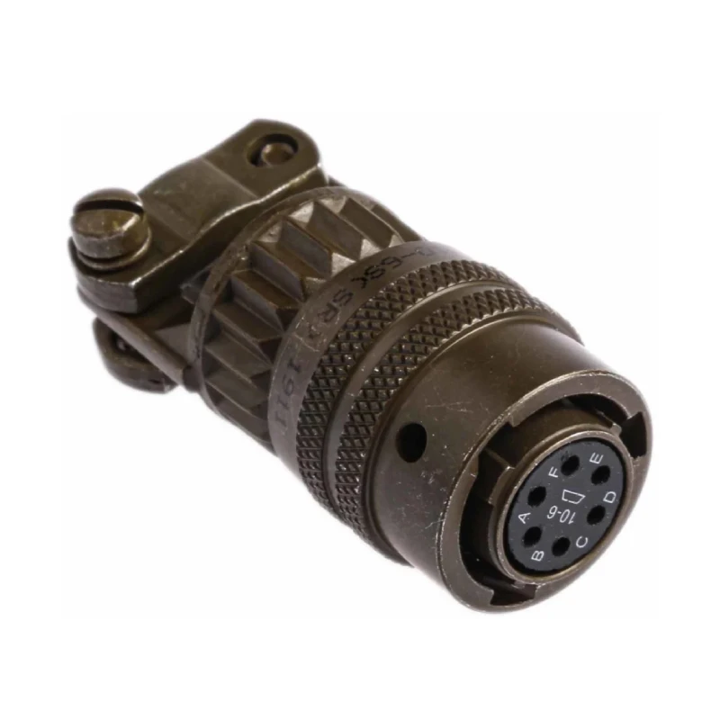 PT06A-10-6P(SR),Male Pins,Bayonet Lock,PT06A-10-6S(SR),Interconnect Device,6P,Circular Connector Plug,Female Sockets,PT06A-10-6S