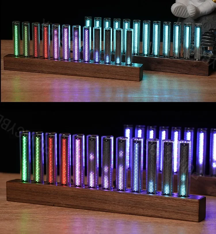 Electronic Music Rhythm Spectrum Lamp LED Pickup Spectrum Lamp Glow Tube Desktop Decoration Gift