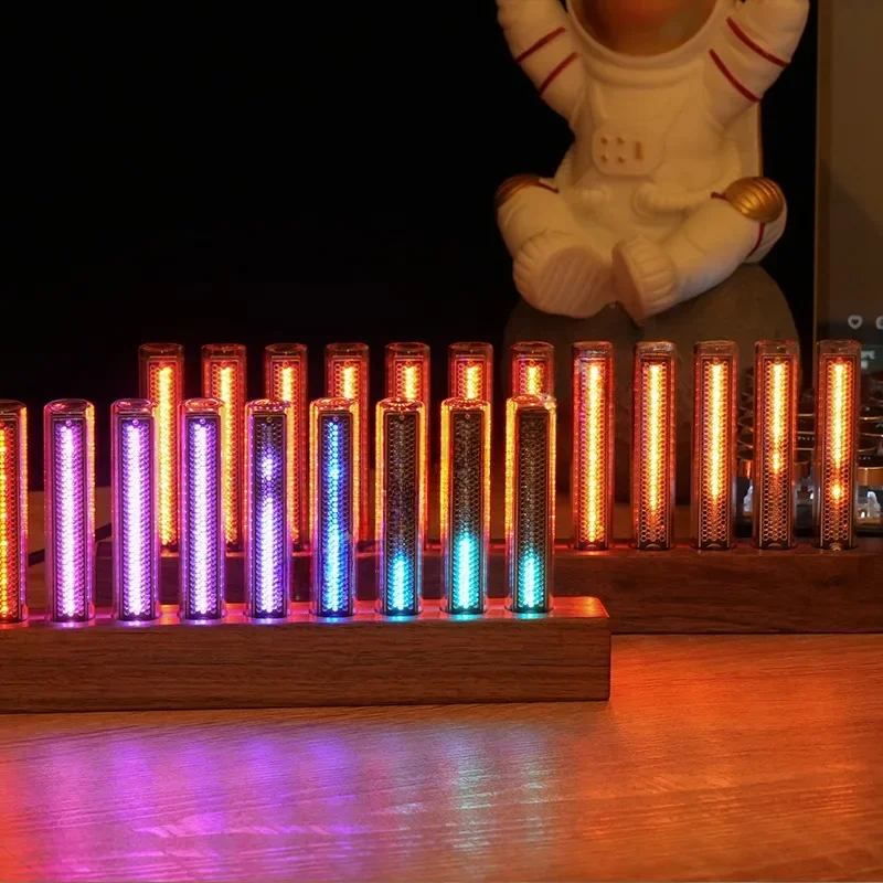 Electronic Music Rhythm Spectrum Lamp LED Pickup Spectrum Lamp Glow Tube Desktop Decoration Gift