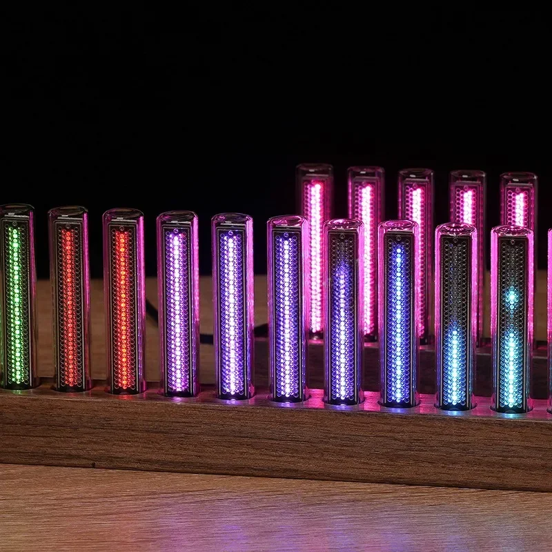 Electronic Music Rhythm Spectrum Lamp LED Pickup Spectrum Lamp Glow Tube Desktop Decoration Gift