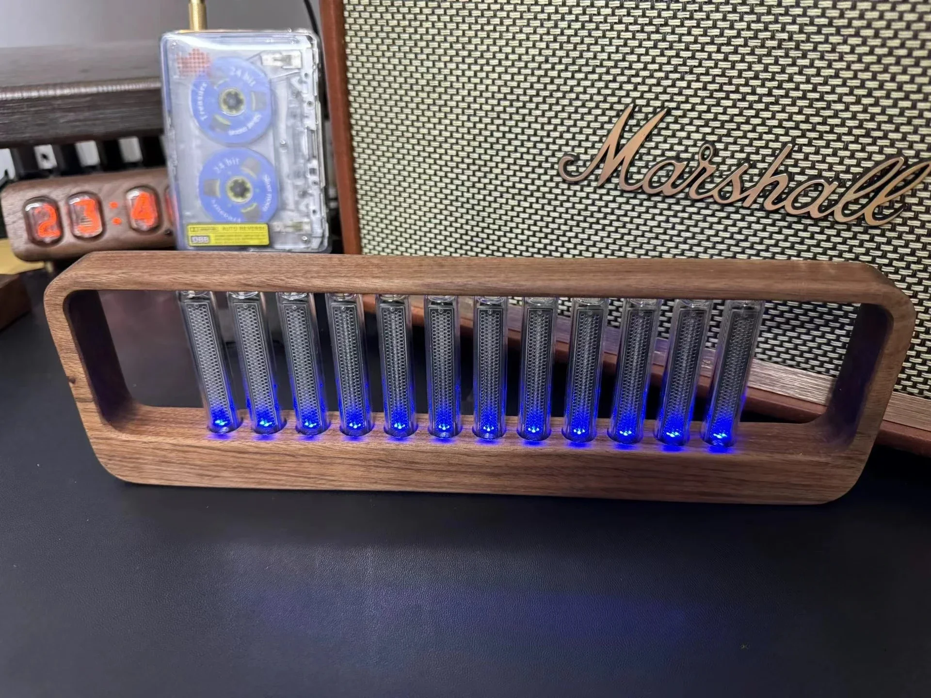 Electronic Music Rhythm Spectrum Lamp LED Pickup Spectrum Lamp Glow Tube Desktop Decoration Gift
