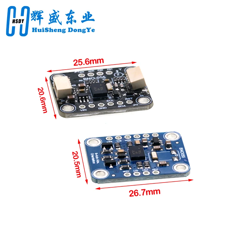 BNO055 I2C 9DOF Nine-axis AHRS directional sensor Acceleration Gyroscope Magnetic Field module Small volume DC3-5V
