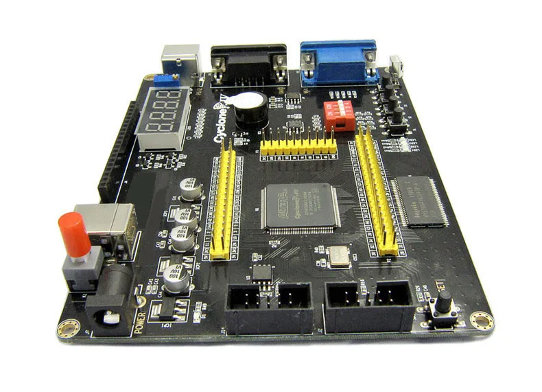 Educational DIY Kit Electronic CycloneIV EP4CE6 EP4CE10 FPGA Development PCB Board + USB Blaster Programmer + Black Box