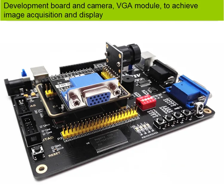 Educational DIY Kit Electronic CycloneIV EP4CE6 EP4CE10 FPGA Development PCB Board + USB Blaster Programmer + Black Box