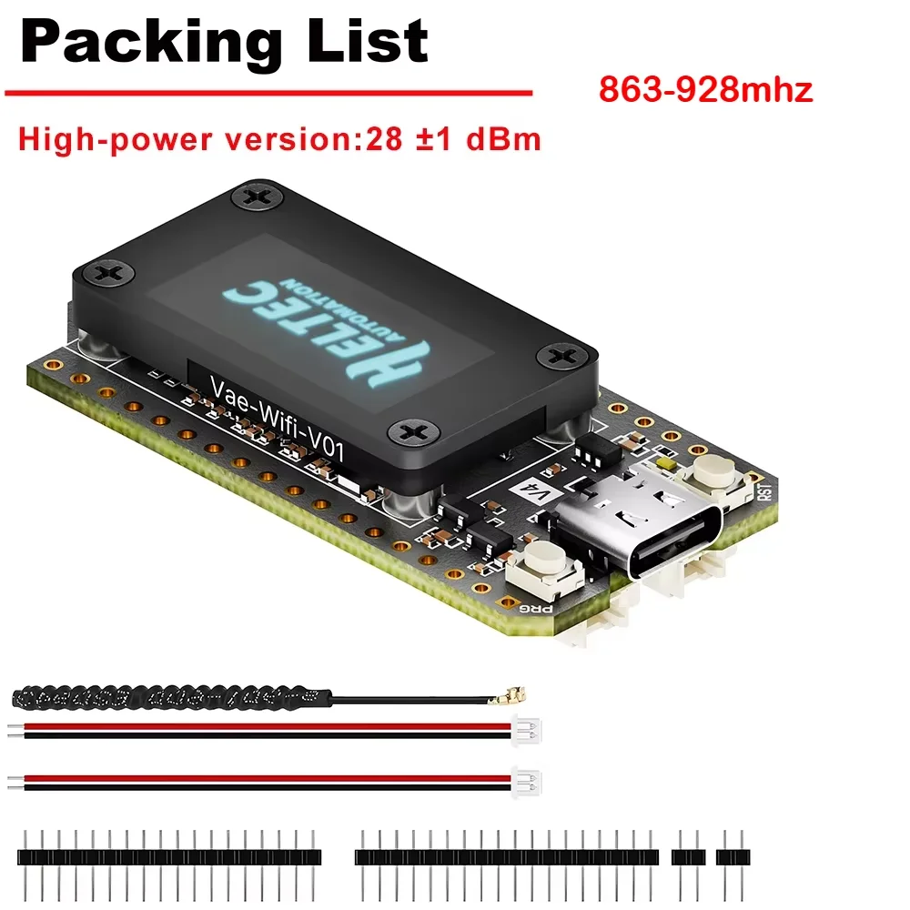 Heltec WiFi LoRa 32 V4 Development Board OLED Display High Power ESP32-S3 SX1262 Chip for Meshtastic IoT Devices Arduino